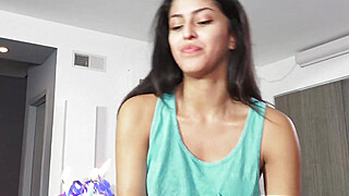 My HOT Latina GF Sucking My Dick Big Boobs Porn Video