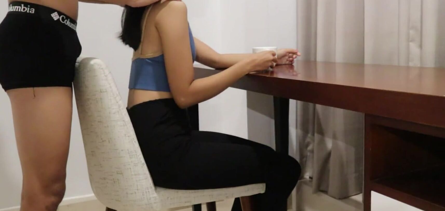 my boss fucking her when she was resting