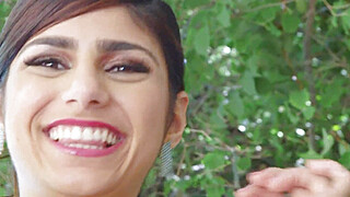 MIA KHALIFA - Arab Goddess Oiling Herself Up By The Pool, Looking Beautiful AF Porn Video