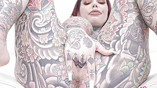 She Has A Couple Tattoos featuring Tigerlilly with Damion Dayski Porn Video