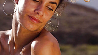 Latina stripping and meditating outdoor Big Boobs Porn Video