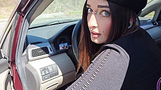 Fat Ass Slut Autumn with Upskirt, No panties, Up Close PUSSY shots is... Big Boobs Porn Video