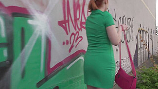 Public Agent Kaira rolls off my condom to feel me bareback inside her Big Boobs Porn Video