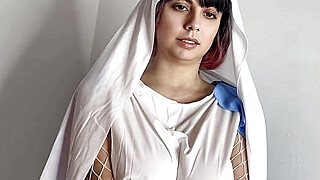 la Madonna TETTONA BLASFEMA vuole sesso forte e sborra sulle tette Big Boobs Porn Video