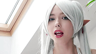 Hot Frieren seduces you with her sweet and juicy pussy Big Boobs Porn Video