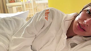 Took my step daughter on vacation and got a single bed on purpose feat SISI ROSE Big Boobs Porn Video