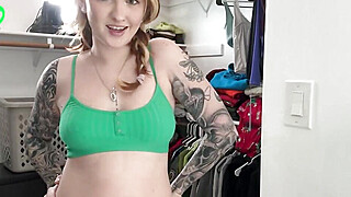 UNCENSORED Try-On Haul Leggings Edition! Model squirts at the end Big Boobs Porn Video