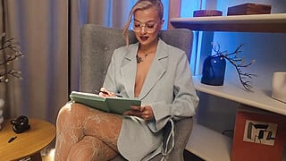 The horny sexologist with a pretty face helps me out with dirty talk and her... Big Boobs Porn Video