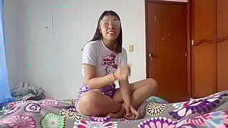 My stepsister proposes a very hot game to me and we end up very horny until I... Big Boobs Porn Video