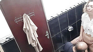 He paid to film the lesbian sucking and fucking in the bar's bathroom. Big Boobs Porn Video