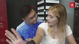 Banana Fever - Fitness Coach Sell Gym Membership by Flexing Her Body Big Boobs Porn Video