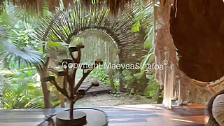 VLOG TULUM - Risky fuck on the terrace of my hotel room Big Boobs Porn Video