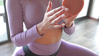 Dazzling Latina Teen In Gym Clothes Does Cardio On Her BF's Ass Amateur POV... Porn Video