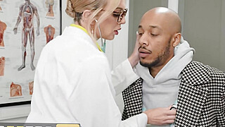 BRAZZERS - Horny Blonde Doctor Tiffany Watson Has Two Patients Playing With... Big Boobs Porn Video