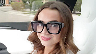 Teaching hot Stepsis how to drive, she makes a move to fuck me Big Boobs Porn Video