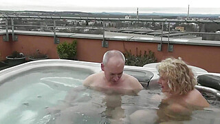 Outdoor Public Hot Tub Fucking Big Boobs Porn Video