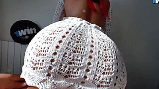 My Sweet Step Sister Goes Wild when Papi and Mami are Away! Big Boobs Porn Video