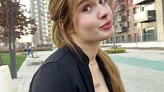 Poor Student Girl... She Believed That it's just a gift Big Boobs Porn Video