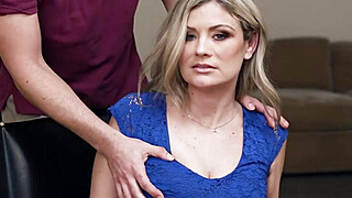 Busty milf called in after the principal found smut Big Boobs Porn Video