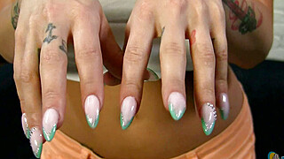 Slim Hot Babe Spreads Wide . Big Boobs Porn Video