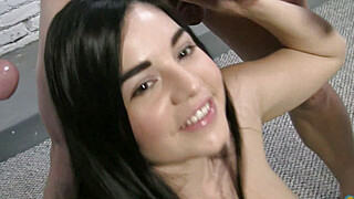 Nadine Gets Fingered and BJ Big Boobs Porn Video