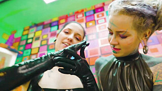 inked girl anuskatzz fetish latex anal play with morea black pussy licking... Big Boobs Porn Video