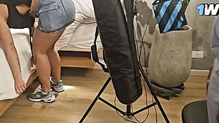 Colombian big-ass fucks her neighbor's BBC to pay off debt - Brandon Cruz and... Big Boobs Porn Video