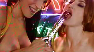 Dom Divas RubberDoll and Kendra James Dildo Fuck Under Neons! Big Boobs Porn Video