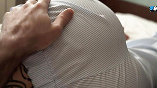 Tatted Teen Fucked by Stepdad in Pajamas While Mom's Away - Morning Cowgirl... Big Boobs Porn Video