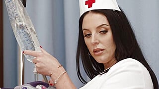 . Sexy Nurse Angela White Takes Care Of Patient Manuel Big Boobs Porn Video