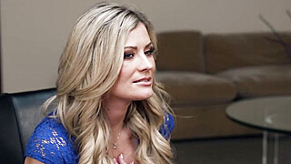 Busty wife enjoys bouncing on principal Big Boobs Porn Video