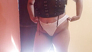 BUSTY AND BIG ASS HOUSEWIFE GETS HER PUSSY WET WHILE CLEANING THE HOUSE Big Boobs Porn Video