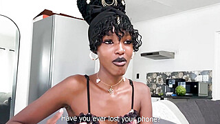 Tight 18yo Ebony Hardcore RAMMED By Big White Cock After Deep Throat Big Boobs Porn Video