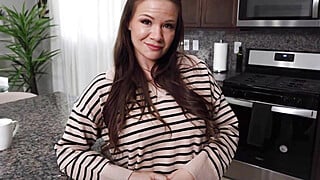 Caught Jerking off With My Stepmoms Pantyhose Big Boobs Porn Video