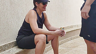 Lesbian girl lost a football bet, didn't pay and had to give it to her... Big Boobs Porn Video