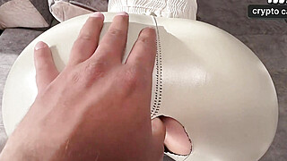 What a Beautiful View when a Hole Appears in These Leggings! now You Can Stic... Big Boobs Porn Video