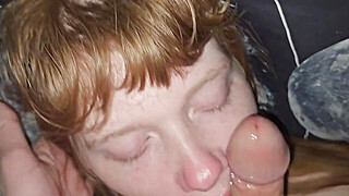GingerPeach gets face fucked and filled with cum Big Boobs Porn Video