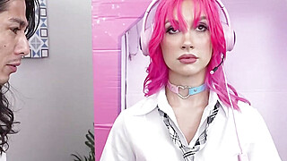 Banging the sexy gamer sexbot in the chair Big Boobs Porn Video