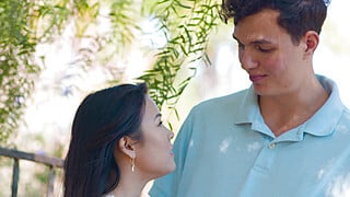 Asian teen Lulu Chu rewarded BFs courage Big Boobs Porn Video