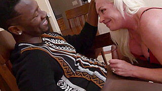 Sexy Blonde gets bullied by a big black cock Big Boobs Porn Video