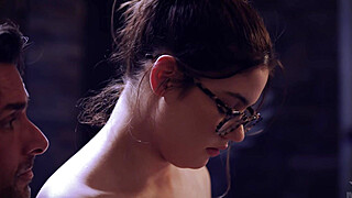 Ellie Gostosa - Jessica Night. Slender brunette fucks on casting like a dirty... Big Boobs Porn Video