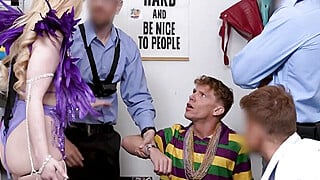 Mardi Gras milf gang banged Big Boobs Porn Video