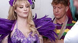 Mardi Gras milf gang banged Big Boobs Porn Video