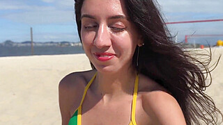 Fucking Brazilian Girl on Holidays in Rio de Janeiro - Swallow Cum Porn Video