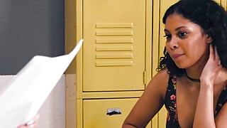 Ebony teen scissoring with milf teacher Big Boobs Porn Video