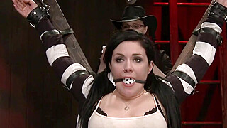 Andy Bound Gagged In Rough BDSM Big Boobs Porn Video