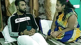 Desi Hot Kamwali Sex with young Boss! Don't tell my Wife!! Big Boobs Porn Video
