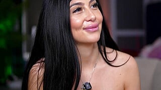 Stunning Brunette with Huge Tits Teases on Cam Big Boobs Porn Video