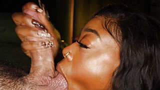 Big tits ebony deepthroating and riding white big cock Big Boobs Porn Video