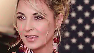 Big booty MILF stewardess posing naked Big Boobs Porn Video